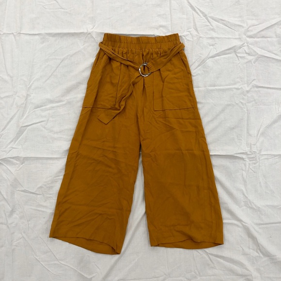 Zara Mustard Double O-Ring Culotte - Picture 2 of 5